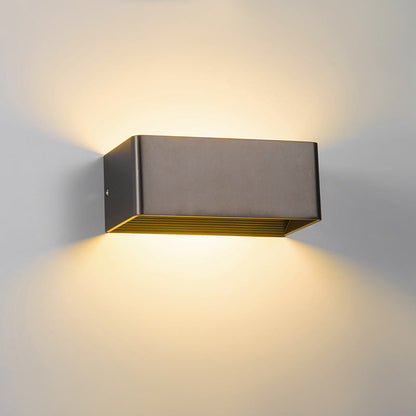 Contemporary White LED Wall Sconce Light
