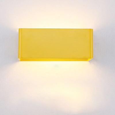 Contemporary White LED Wall Sconce Light