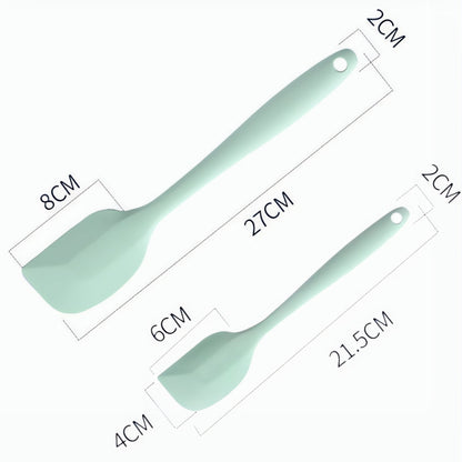 Flexible Non Stick Silicone Spatula Set 2 Pieces