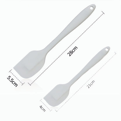 Flexible Non Stick Silicone Spatula Set 2 Pieces