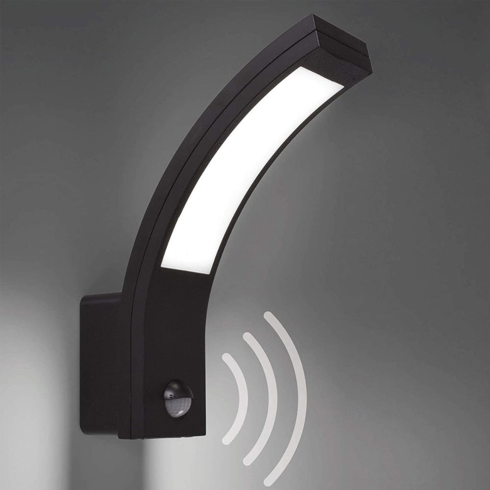 Durable Outside LED Wall Light – Motion Sensor Security Lamp - Luxicro