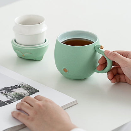 Cute Cat Tea Infuser Mug