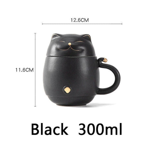 Cute Cat Tea Infuser Mug - Luxicro