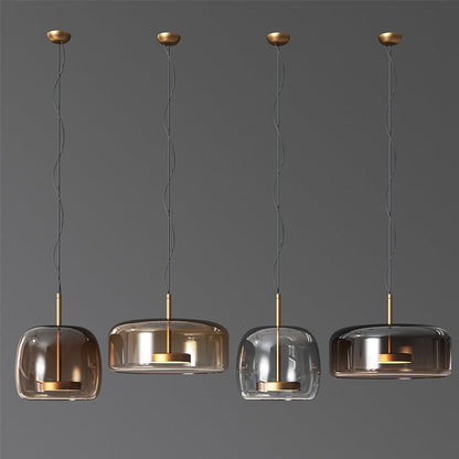 Stylish Hanging Glass Light Fixture