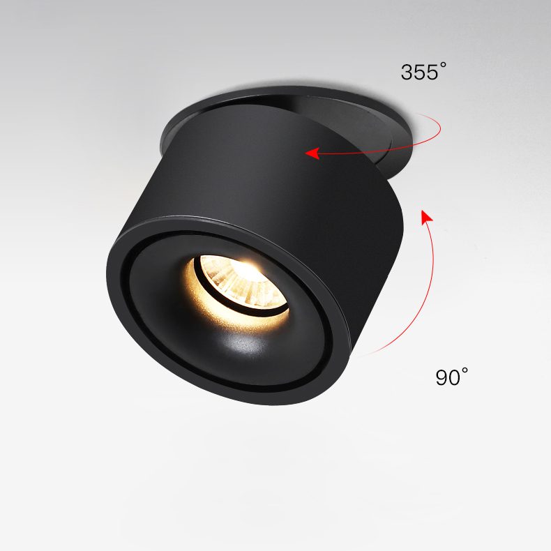 Adjustable Circular Recessed LED Ceiling Lamp