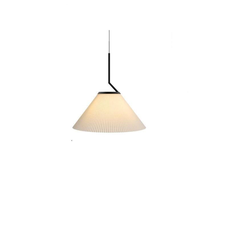 Creamy Fabric Shade Pendant Light