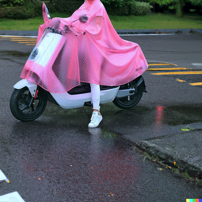 Breathable Heavy Duty Bike Rain Coat