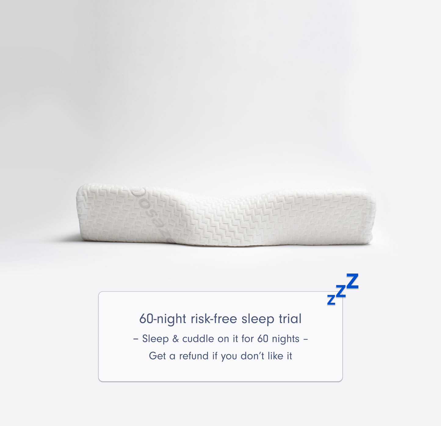 Comfortable Memory Foam Pillow for Side Sleepers - Luxicro