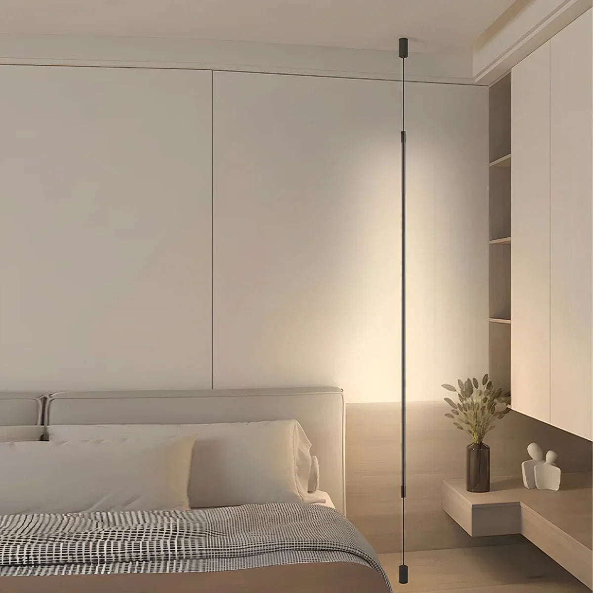 Tall Sleek Floor Ceiling Lamp
