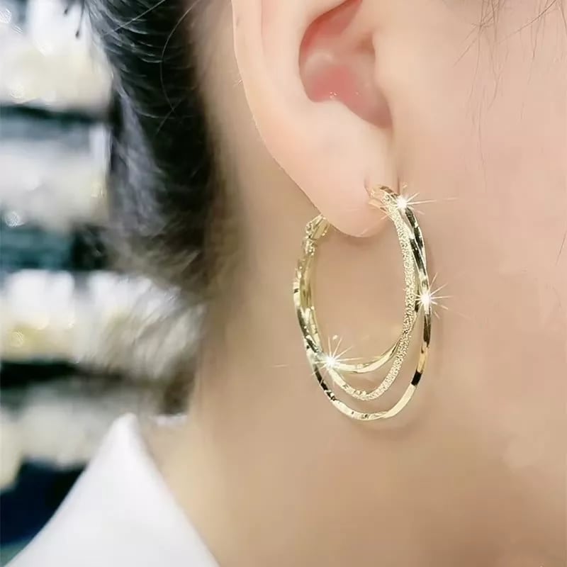 Trendy Circle Dangle Earrings
