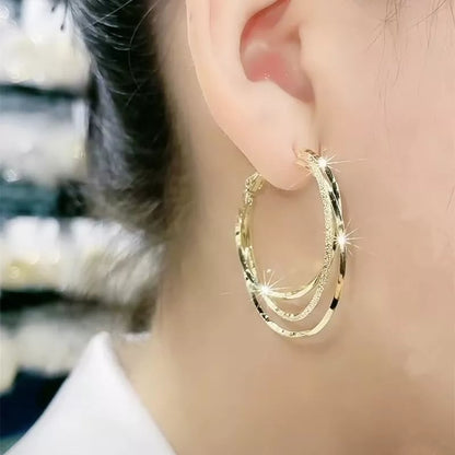 Trendy Circle Dangle Earrings