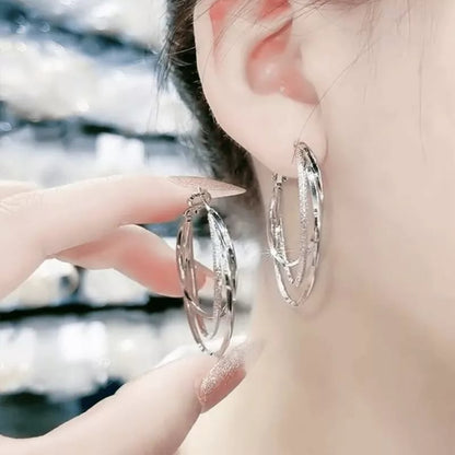 Trendy Circle Dangle Earrings