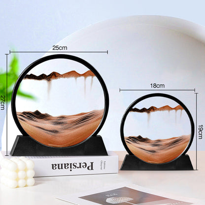 Vibrant Hourglass Beach Scene Timer - Luxicro