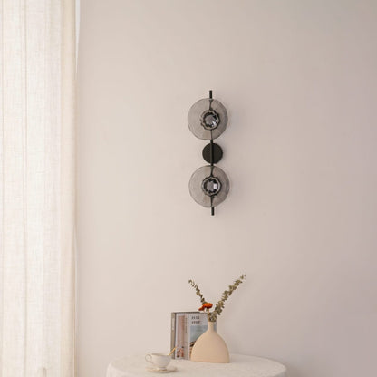 Simple Circular Glass Wall Lamp