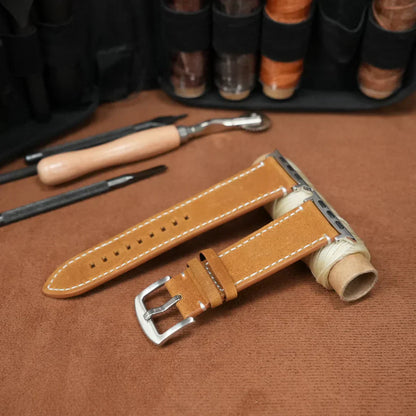 Classic Genuine Leather Apple Watch Strap