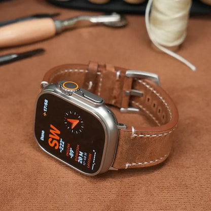 Classic Genuine Leather Apple Watch Strap