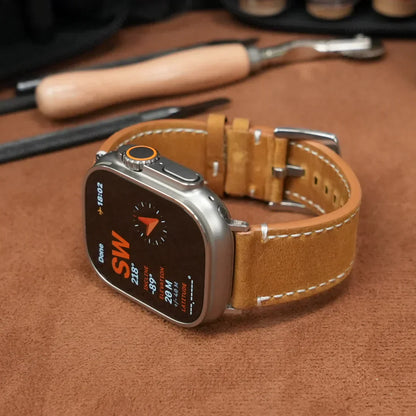 Classic Genuine Leather Apple Watch Strap