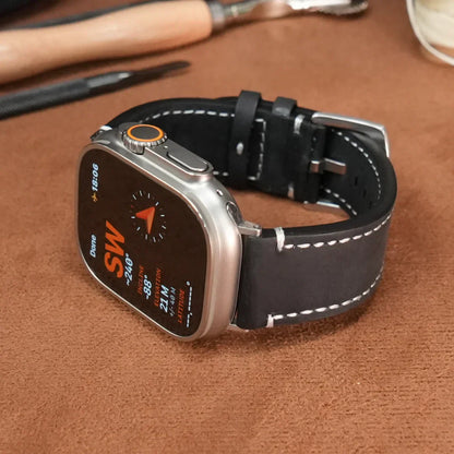Classic Genuine Leather Apple Watch Strap