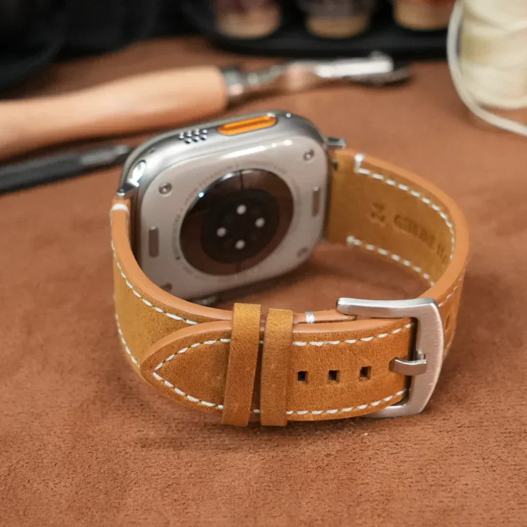 Classic Genuine Leather Apple Watch Strap