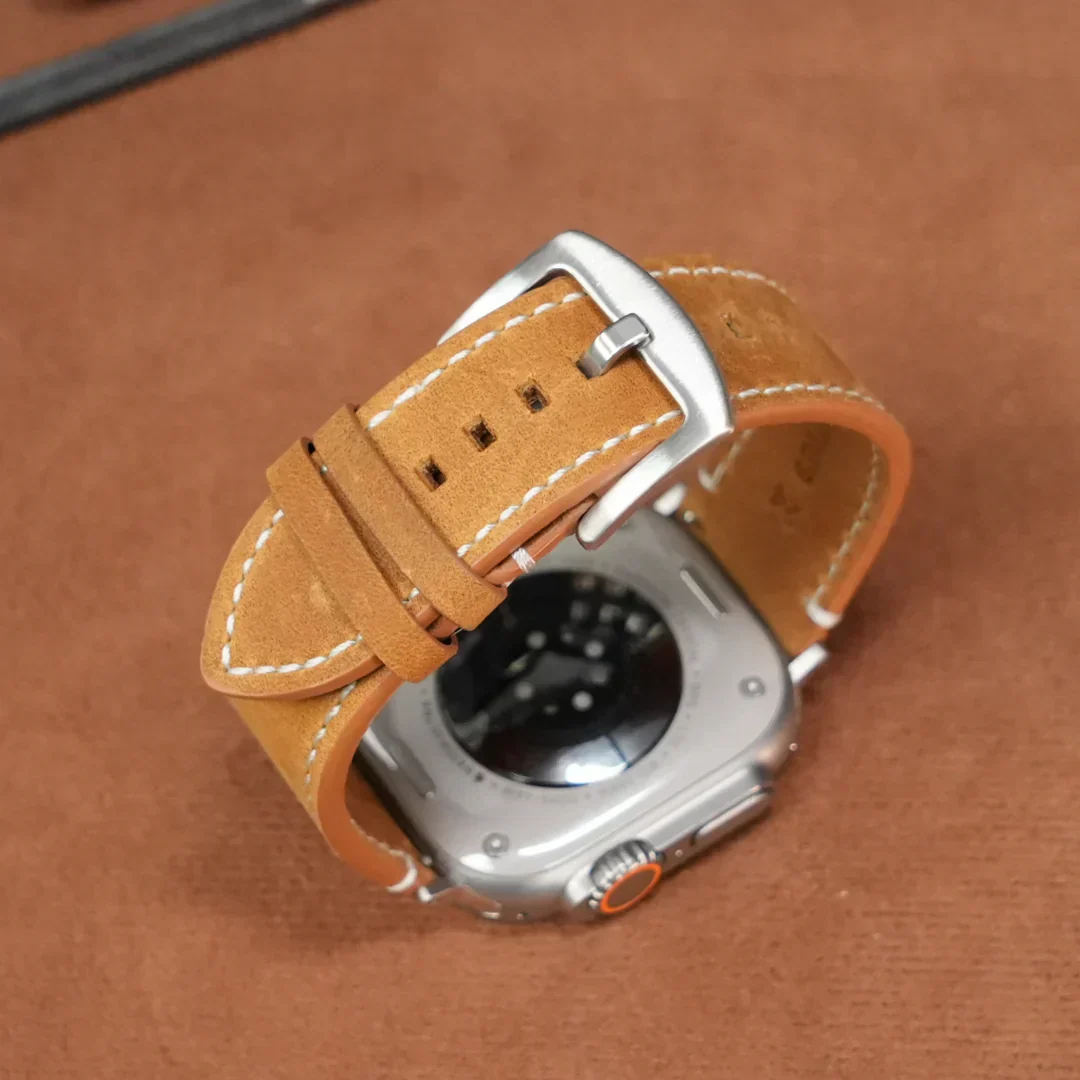 Classic Genuine Leather Apple Watch Strap
