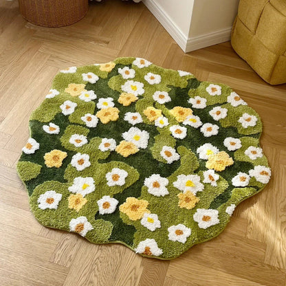 Floral Soft Bathroom Floor Mat
