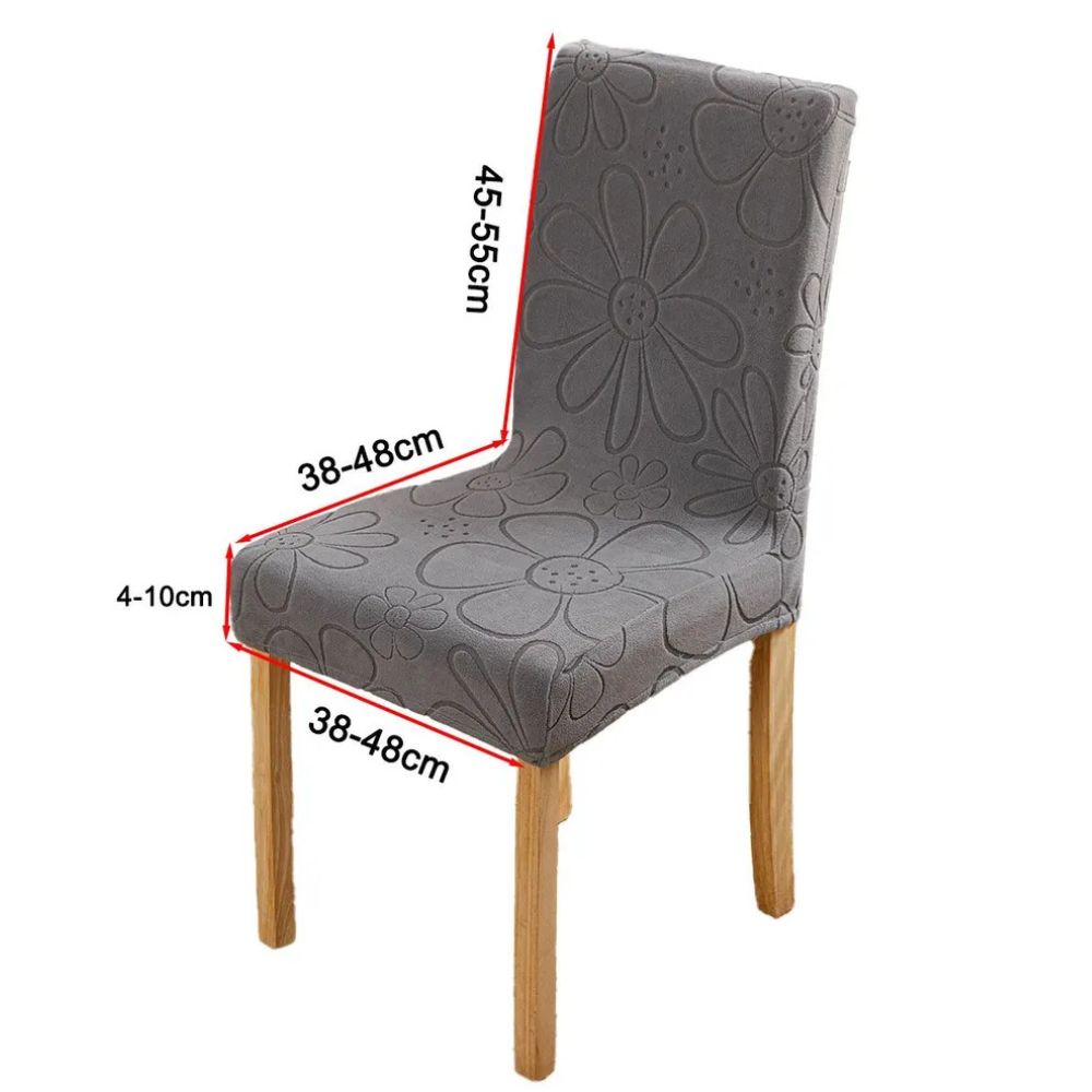 Elastic Floral Table Chair Protector