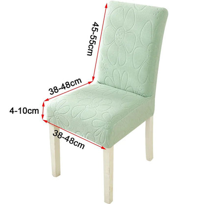 Elastic Floral Table Chair Protector