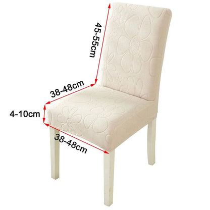 Elastic Floral Table Chair Protector