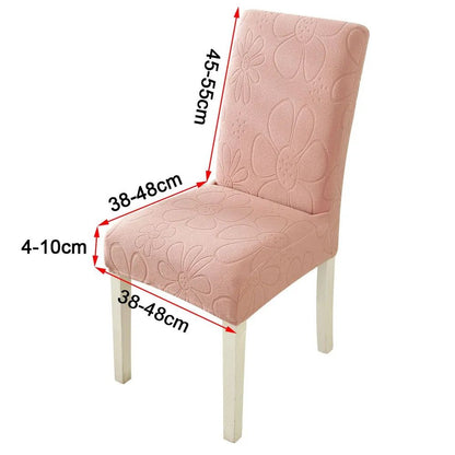 Elastic Floral Table Chair Protector