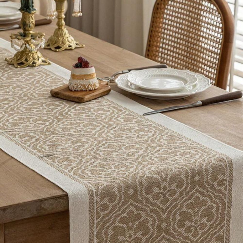 Elegant Stone Dining Table Runner