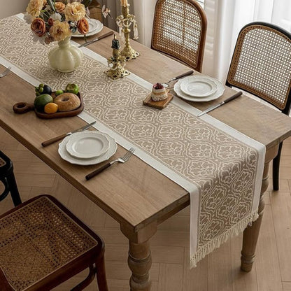 Elegant Stone Dining Table Runner