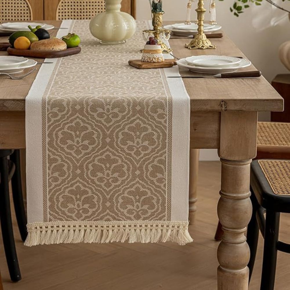 Elegant Stone Dining Table Runner