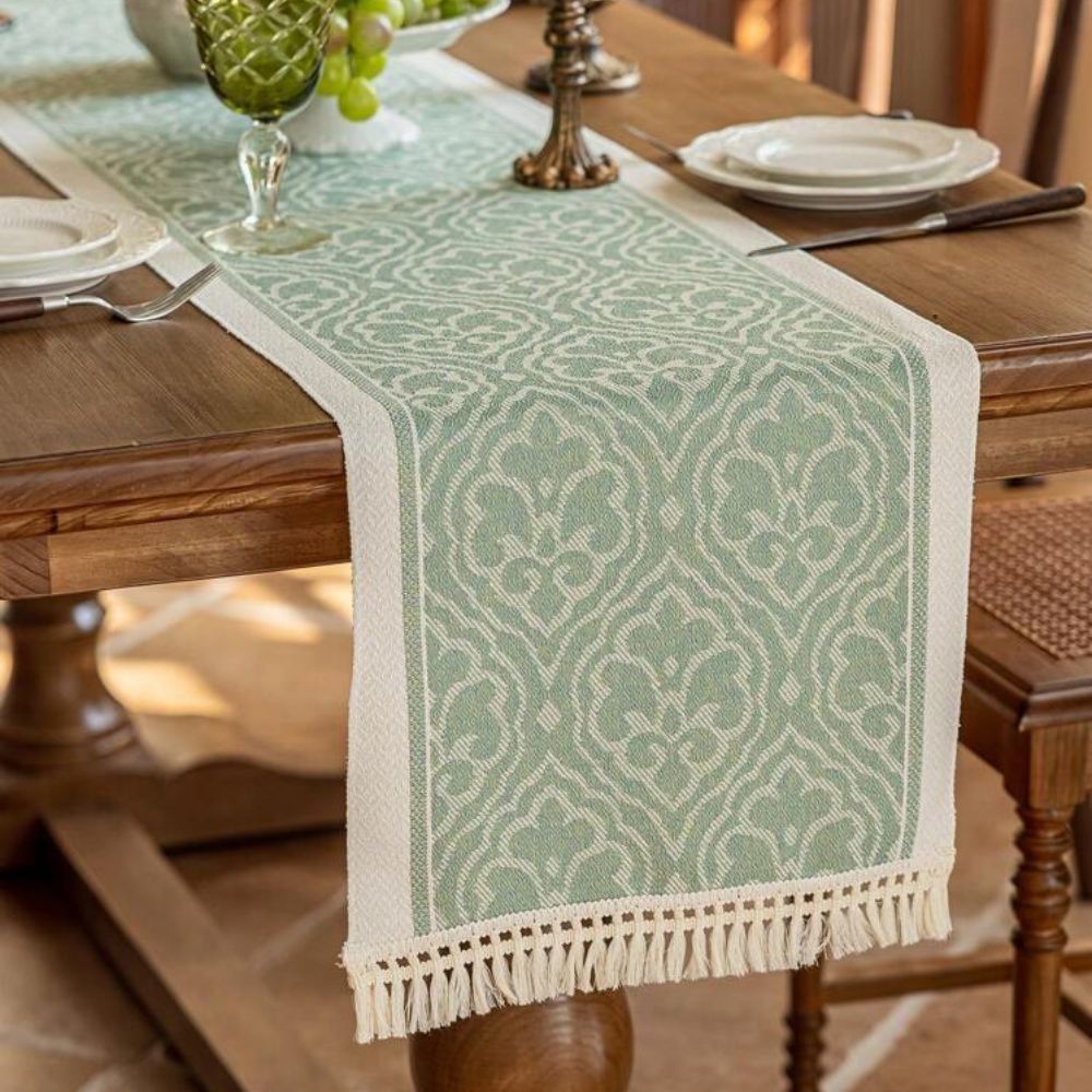 Elegant Stone Dining Table Runner