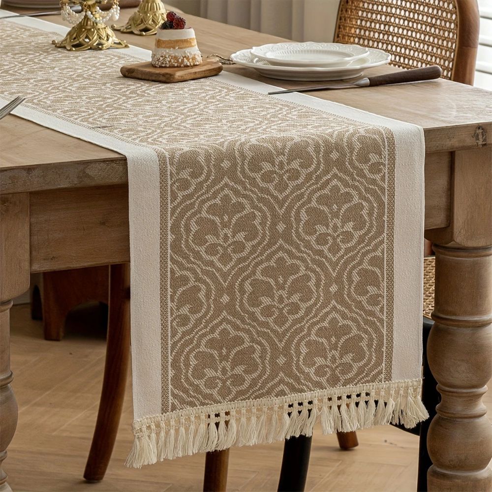 Elegant Stone Dining Table Runner