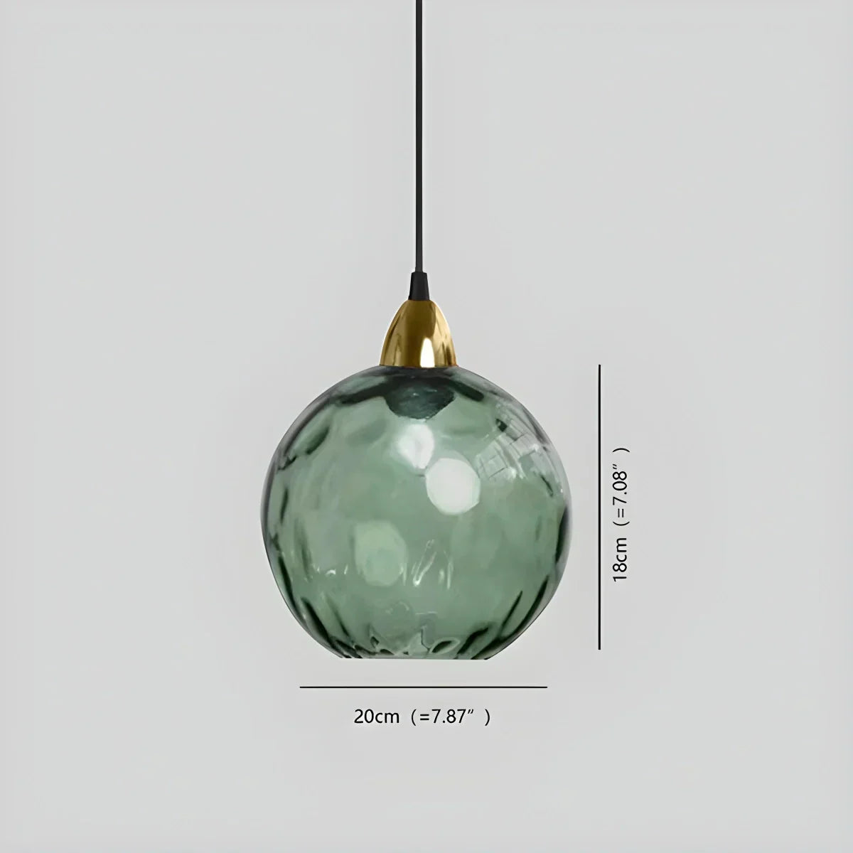 Vibrant Glass Globe Ceiling Light Fixture