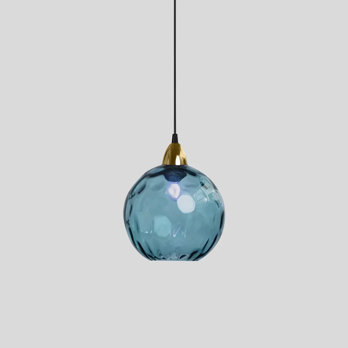 Vibrant Glass Globe Ceiling Light Fixture