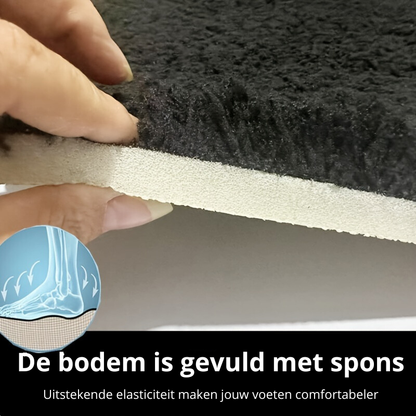 Plush Absorbent Bathroom Mat