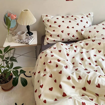 Romantic Floral Pattern Bed Sheets - Luxicro