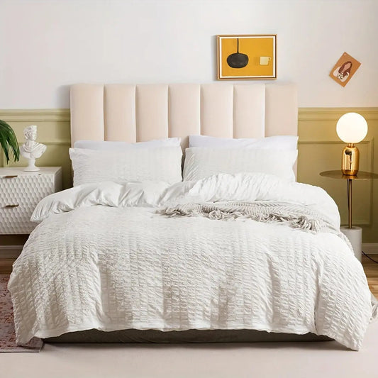 Cosy Ruffled Bedding Duvet Cover - Luxicro