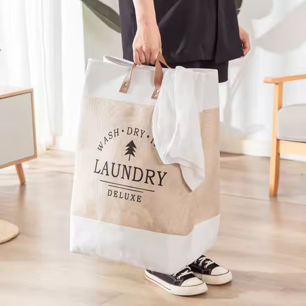 Large Folding Dirty Clothes Hamper - Luxicro