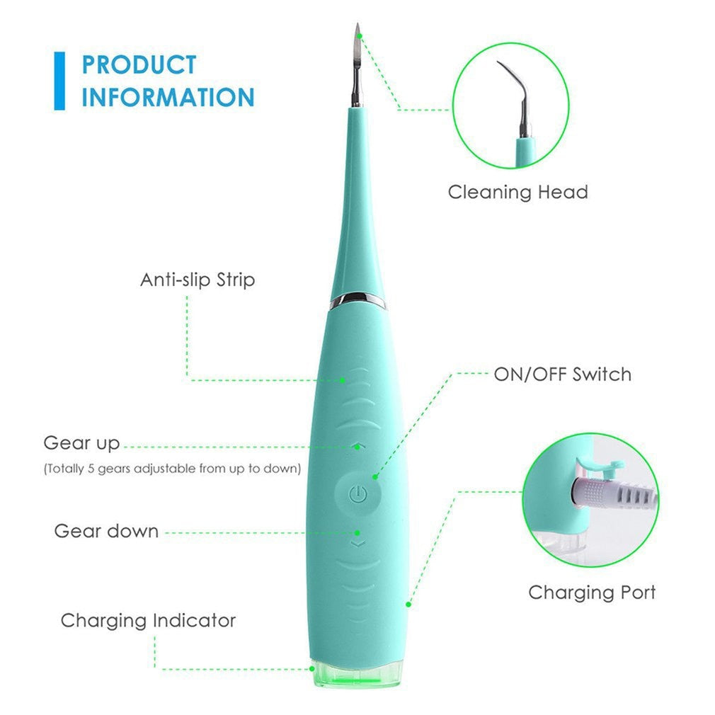 Advanced Sonic Dental Plaque Remover For Clean Teeth