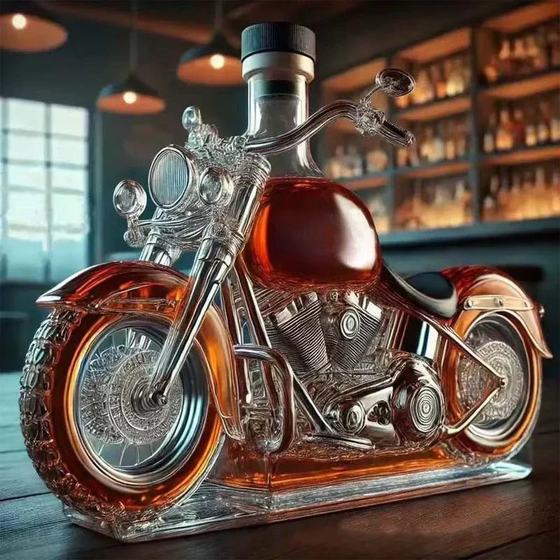 Rare Collectible Harley Davidson Whiskey Bottle - Luxicro