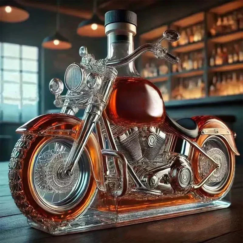 Unique Vintage Harley Davidson Liquor Bottle - Luxicro