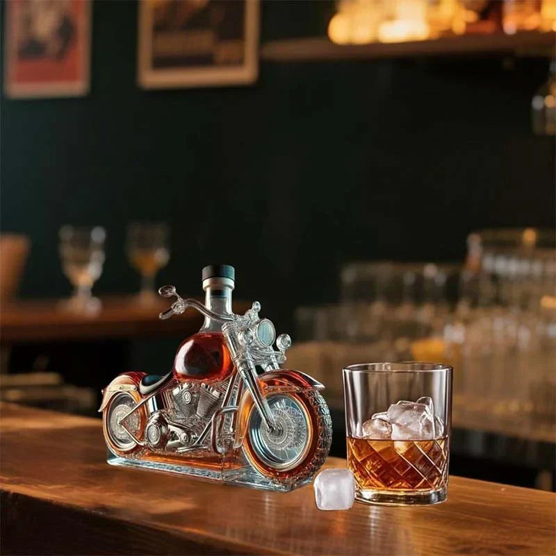 Unique Vintage Harley Davidson Liquor Bottle