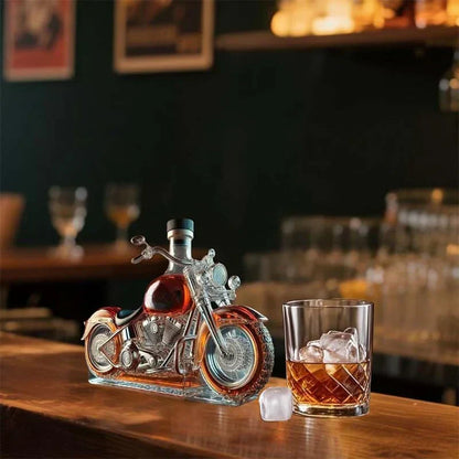 Unique Vintage Harley Davidson Liquor Bottle