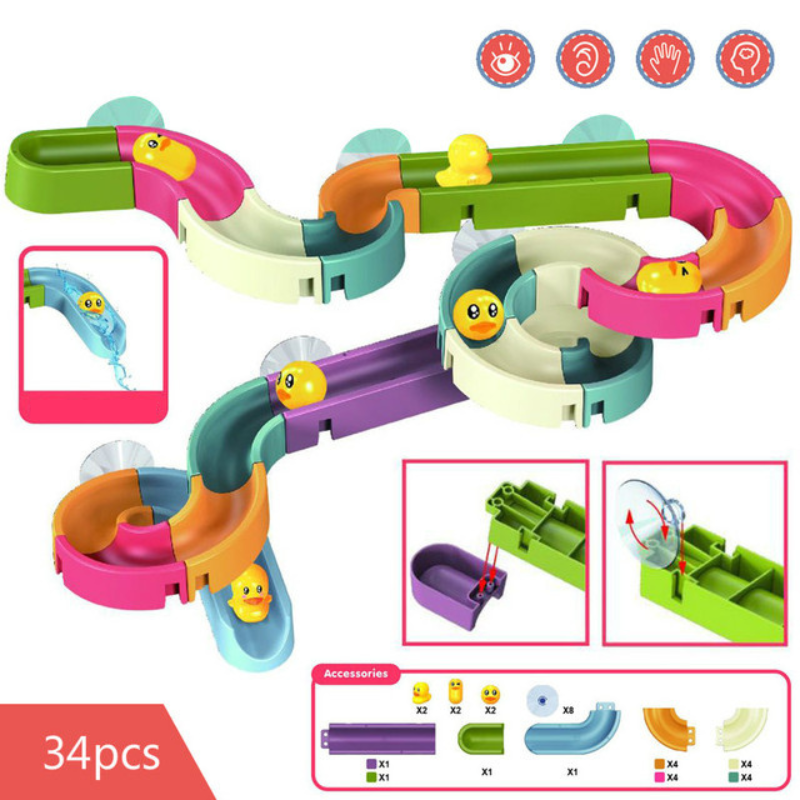 Colorful Rubber Quack Bath Toy - Luxicro