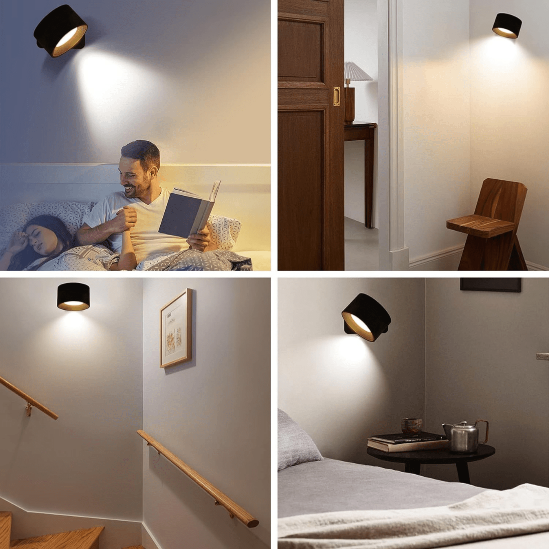 Portable LED Outdoor Indoor Wall Lamp