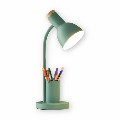 Compact Office Lamp with Pen Storage