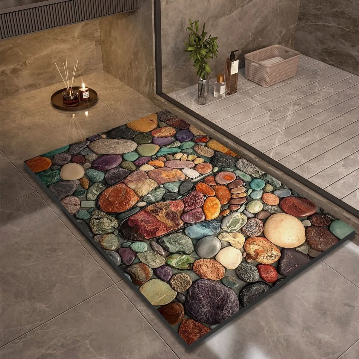 Grip Soft Bathroom Mat - Fast Drying, Anti Slip, Various Sizes