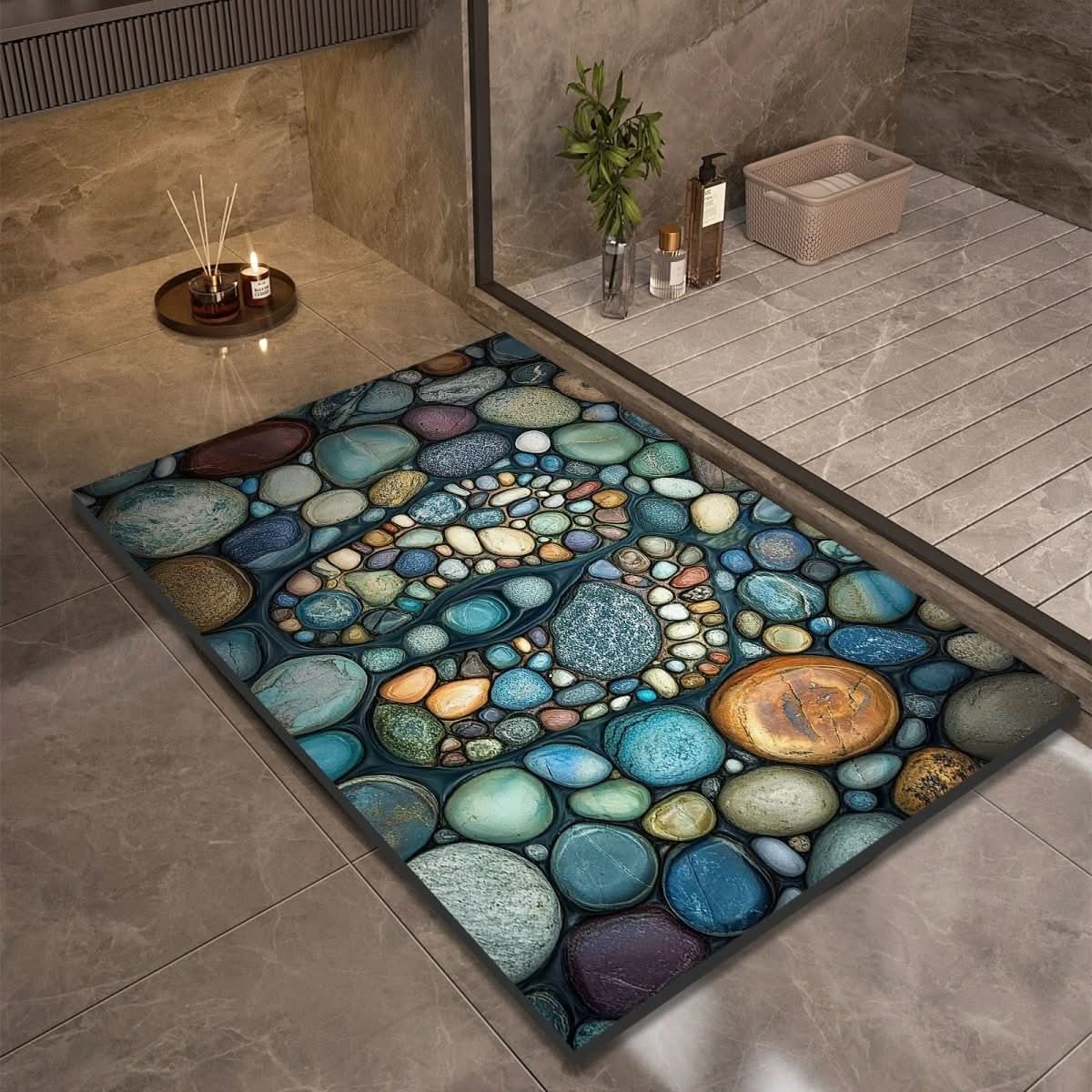 Grip Soft Bathroom Mat - Fast Drying, Anti Slip, Various Sizes